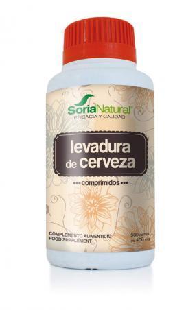 LEVADURA DE CERVEZA 400 mg (Bote de 500 comp)