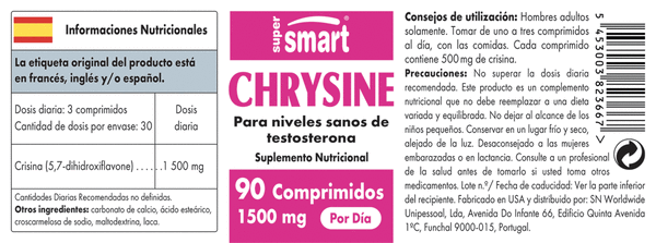 CHRYSINE 500 mg