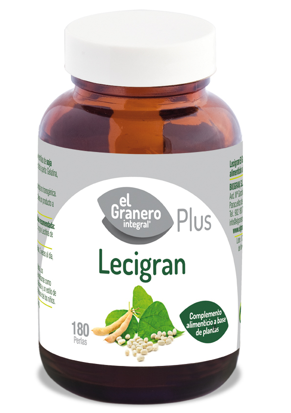 LECIGRAN (LECITINA DE SOJA) 360 CAP, 720 mg