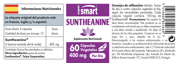 SUNTHEANINE 60 CAP 100 mg