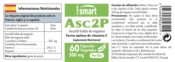 ASC2P 250 mg 60 CAPS