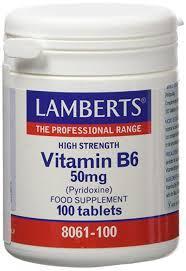 VITAMINA B6 O PIRIDOXINA 50 mg