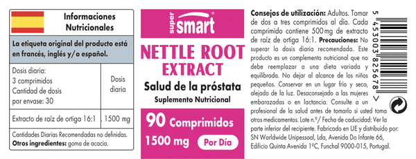 NETTLE ROOT EXTRACT 500 mg