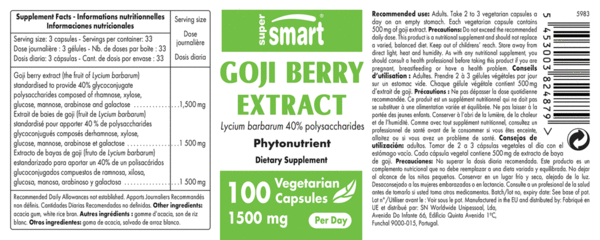 GOJI BERRY EXTRACT 500 mg
