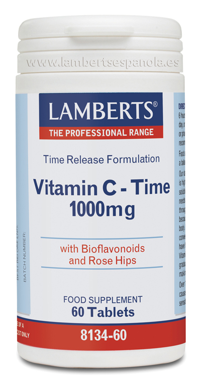 VITAMINA C 1000 mg. LIBERACION SOSTENIDA 60 TAB. - 8134-60