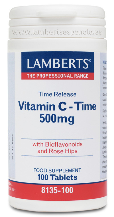 VITAMINA C 500 mg. LIBERACION SOSTENIDA 100 TAB. - 8135-100