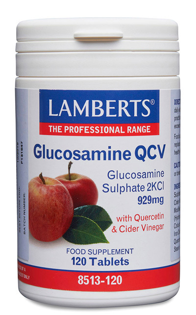 GLUCOSAMINA QCV 929 mg DE SULFATO DE GLUCOSAMINA 2KCI 120 CAP