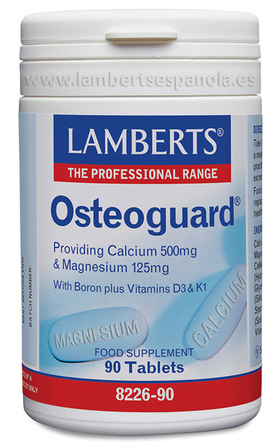 Osteoguard®. Calcio, Magnesio, Boro, Vitaminas D3 y K1 90 tabletas