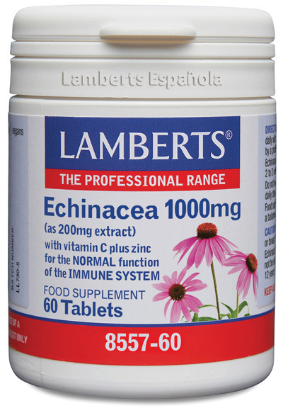 EQUINACEA 1.000 mg MAS VITAMINA C 40 mg Y ZINC 2,5 mg 60 CAPS.