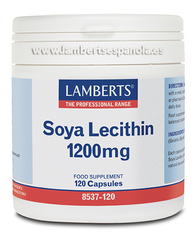 Lecitina de Soja 1200 mg es una fuente de Fosfatidil Colina
