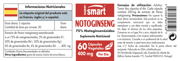 NOTOGINSENG 200 mg 60 Caps
