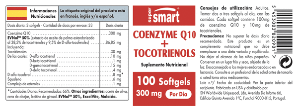 CoQ10 100 mg + TOCOTRIENOLS
