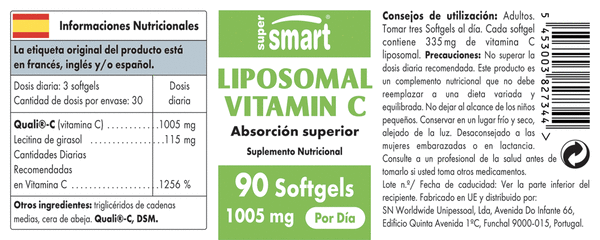 LIPOSOMAL VITAMIN C 335 mg