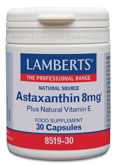 ASTAXANTINA 8 mg CON VITAMINA E NATURAL