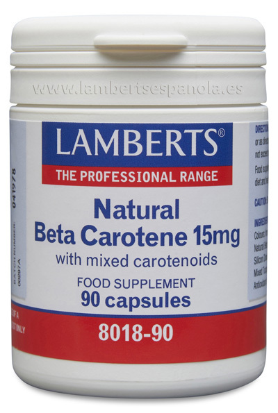 BETACAROTENO NATURAL 15 mg