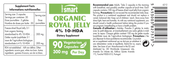 Organic Royal jelly 4 % 10-HDA