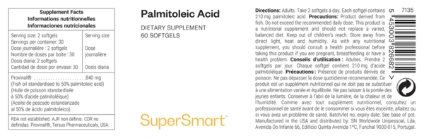 PALMITOLEIC ACID 210 mg SUPER SMART