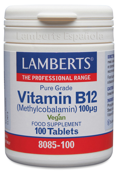 VITAMINA B12 100 µg 100 tabletas