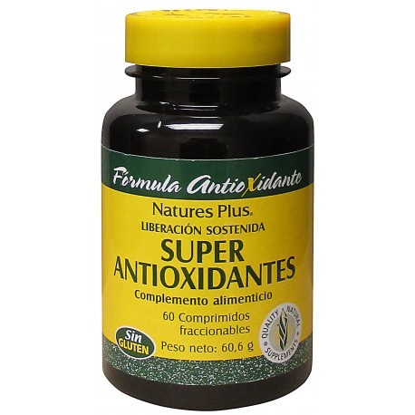 50% DTO Super Antioxidantes - Natures Plus - 60 comprimidos (CAD 30/03/2023)
