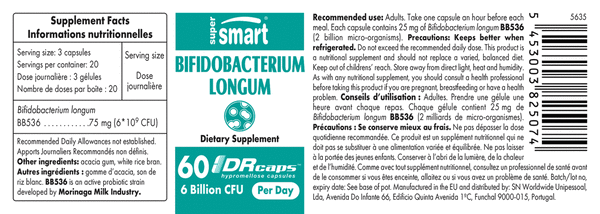 50% DTO BIFIDOBACTERIUM LONGUM 25 mg (cad 30/06/2023)