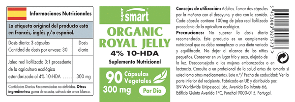 50% DTO Organic Royal jelly 4 % 10-HDA (CAD 31/07/2023)