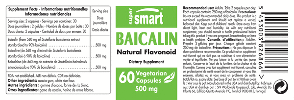 50% DTO BAICALIN 250 mg (cad 30/08/2023)