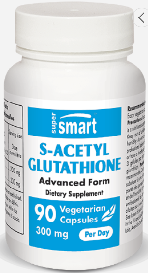30% DTO S-ACETYL GLUTATHIONE 100 mg  90 Cap. SUPERSMART (CAD 30/09/2023)