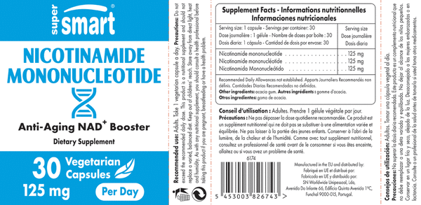 40% DTO NICOTINAMIDE MONONUCLEOTIDE 125 mg (CAD 30/06/2024)
